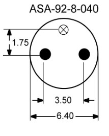 Double type compliqué airbag en caoutchouc du ressort de suspension de soufflets 2B9-250 Goodyear