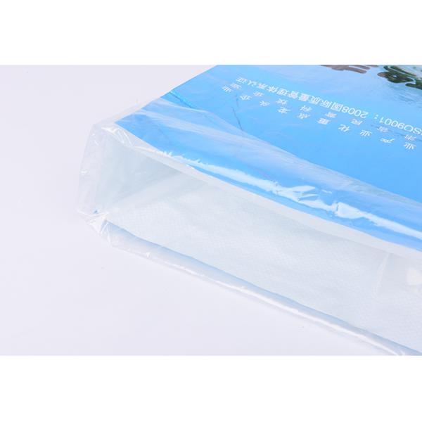 Plastic Custom Printed Bags with BOPP Perlized Film Printing PP Woven Material