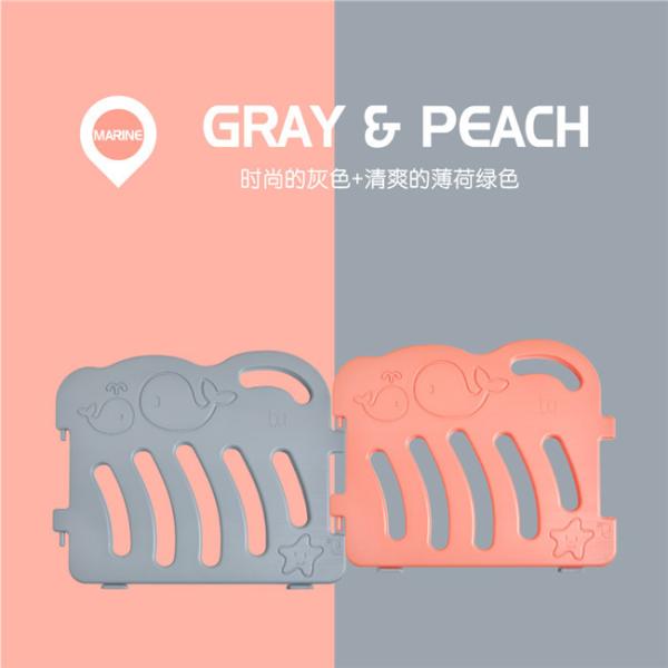 Plastic Baby Safety Playpen Indoor HDPE Material Prevent Injuries Function