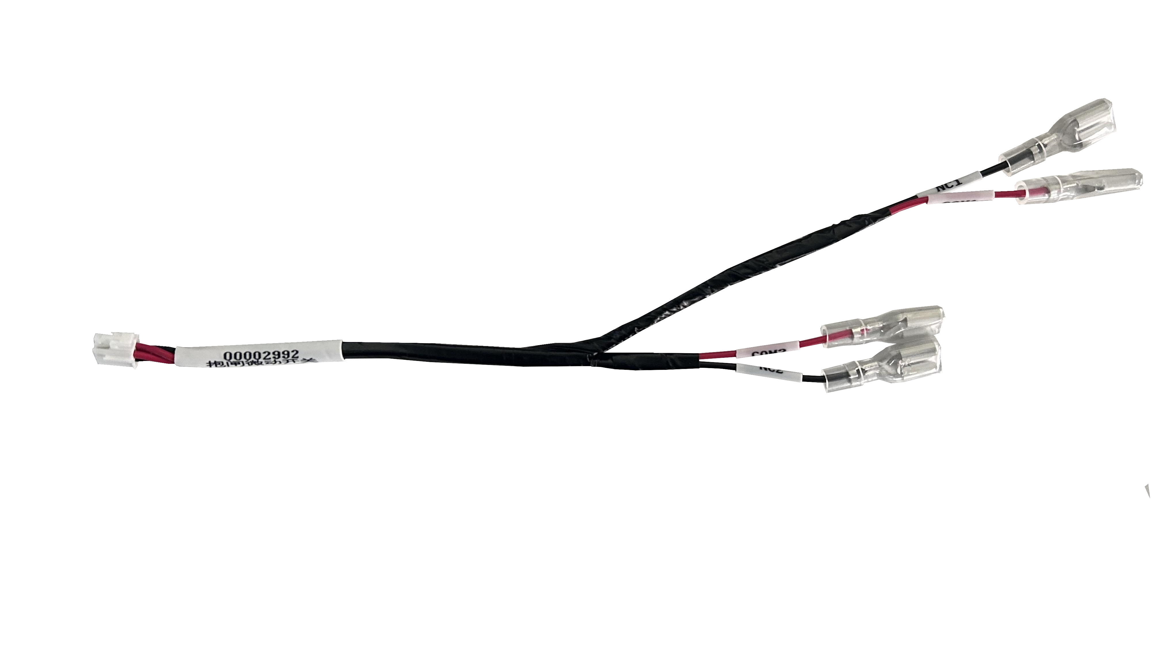 22AWG ПВХ Прозрачный переключатель блокировки чехла электронная проводка связка галогена свободный огнеупорный