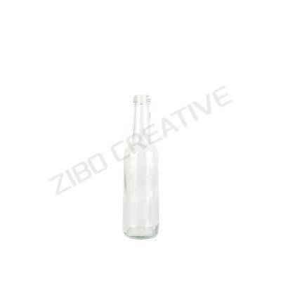 9oz Flint Glass Soda Bottles Screw Top For RTD Juice 202g CY-818