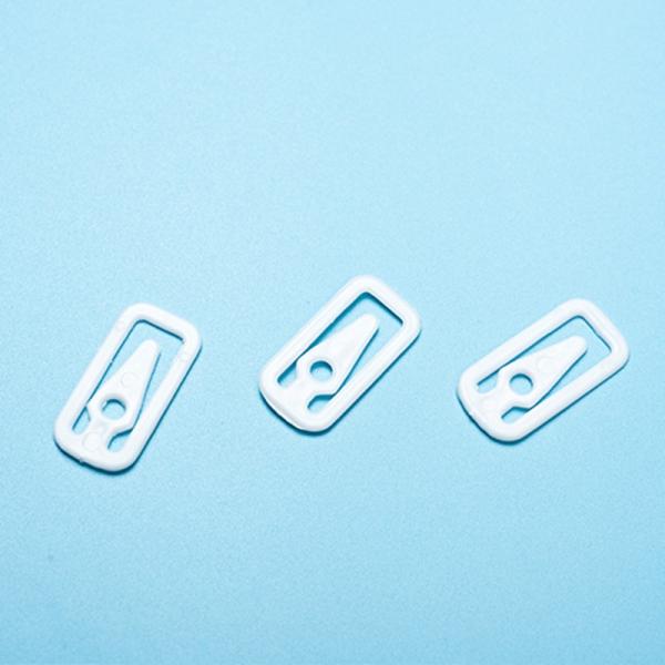 Clear Small Square Plastic Cloth Shirt Clips