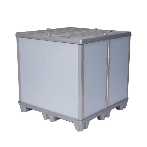 automotive packaging design Customized PP Solid Foldable Plastic Pallet Box car battery packaging