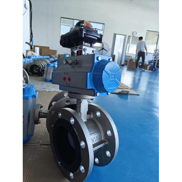 Ручной / Двигатель червяного привода Пневматический клапан бабочки для различных отраслей промышленности