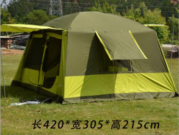 Luxury Popular 5-12 Person 2 Room or 3 Room Camping Tent(HT6103)