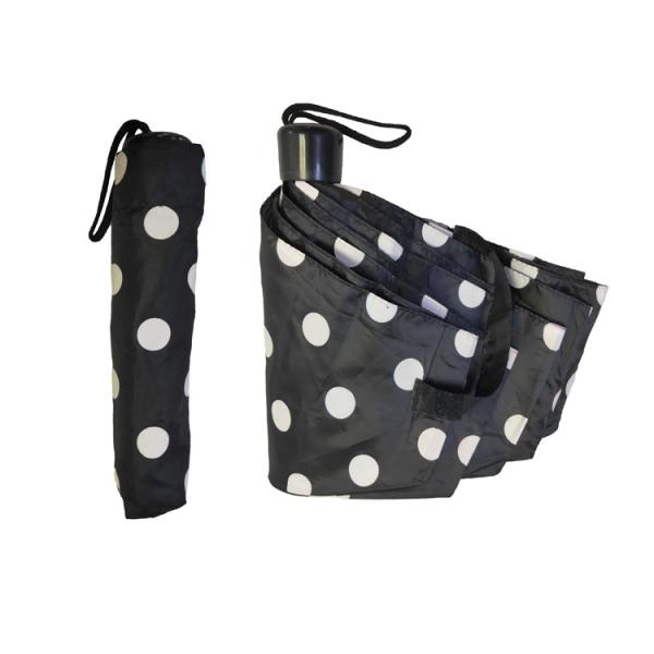 Outdoor Metal Ribs Customized Polyester Foldable Umbrella