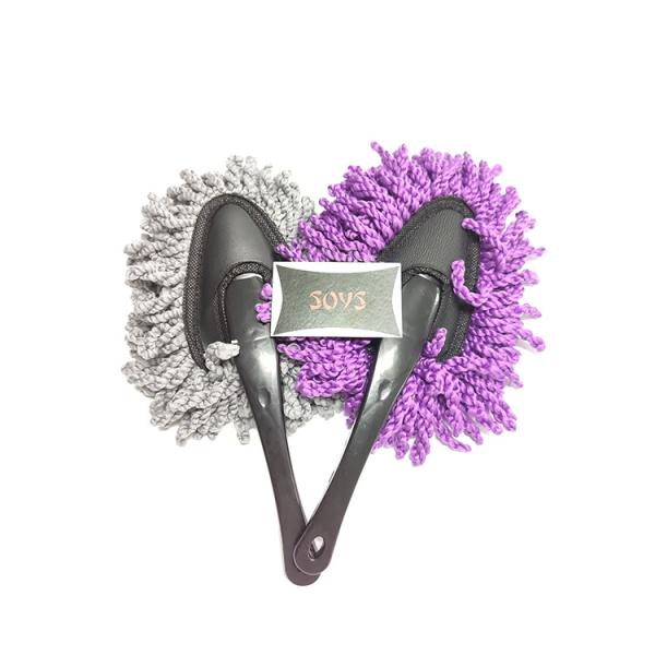 Vehicle Dust Removal Car Cleaning Brushes 34cm Microfiber Head