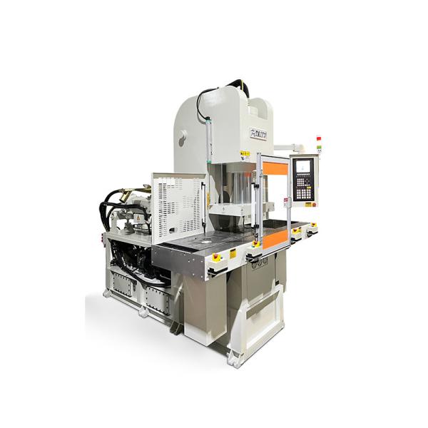 85 Ton Double Slide Power Cord Vertical Injection Molding Machine For Making Plug