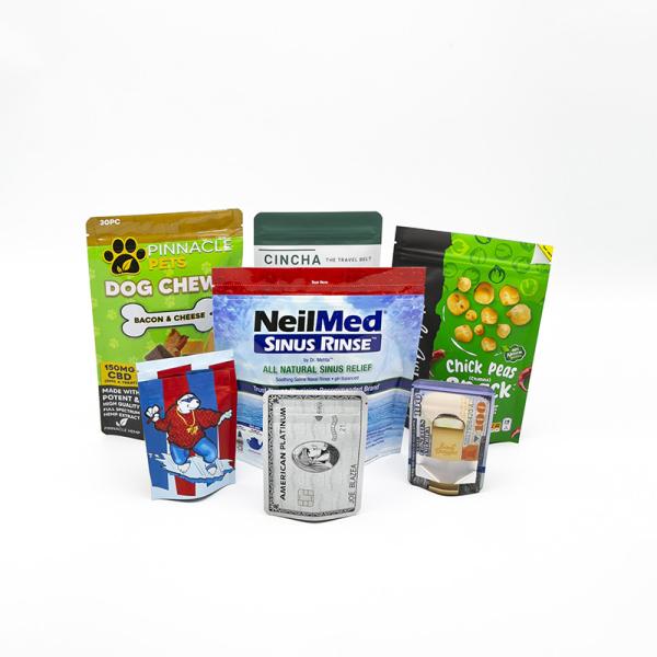 Customized Food Packaging Bags Plastic Composite Bags Grains Coffee Pet Food Spices Bag