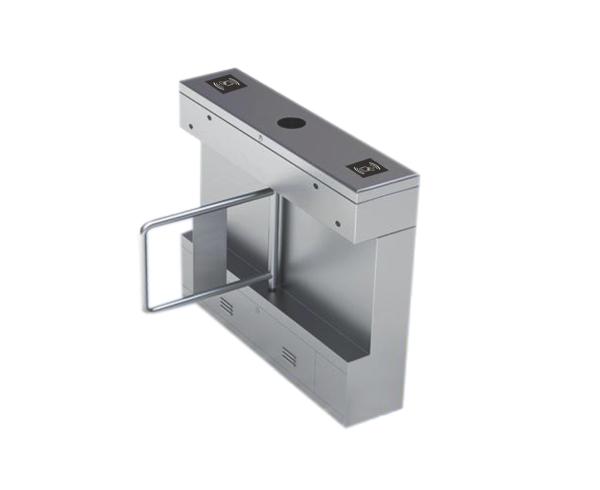 Stainless Steel Flap Barrier Gate Bridge Shape Swing Turnstile  For Pedestrian