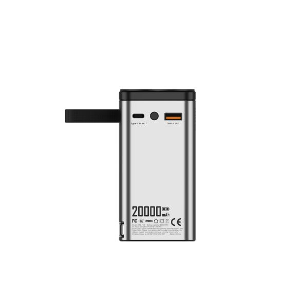 20000mAh Laptop Power Bank Wireless Fast Charge with 100W LED Display Type-C