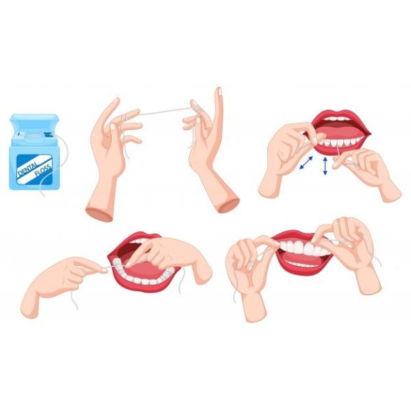 disposable hotel travel home use tooth cleaning Dental Floss Toothpick Teeth Cleaning Dental Floss Sticks