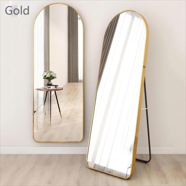 Contemporary Design Style Floor Mirror Oversize Arch Large Full Length for Home Decor