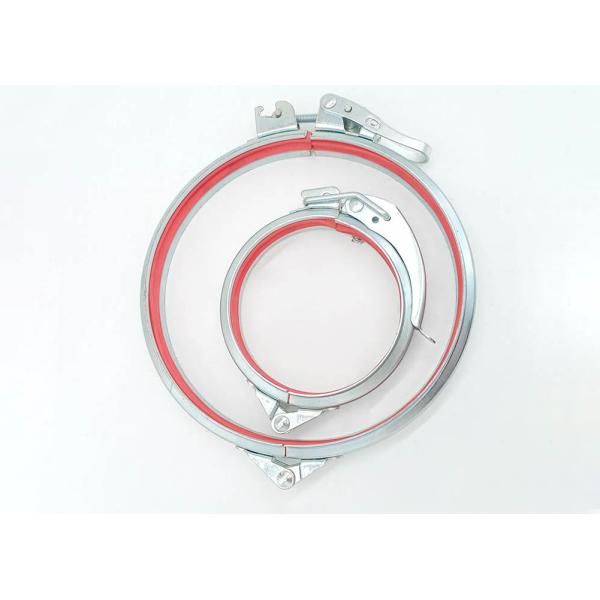 600mm Duct System 5.5mm Quick Release Hose Clamps With Sealing