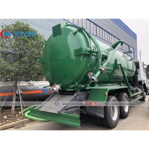 Тележка сточной трубы вакуума RHD Sinotruk Howo 6x4 371HP 20000L выпуская струю
