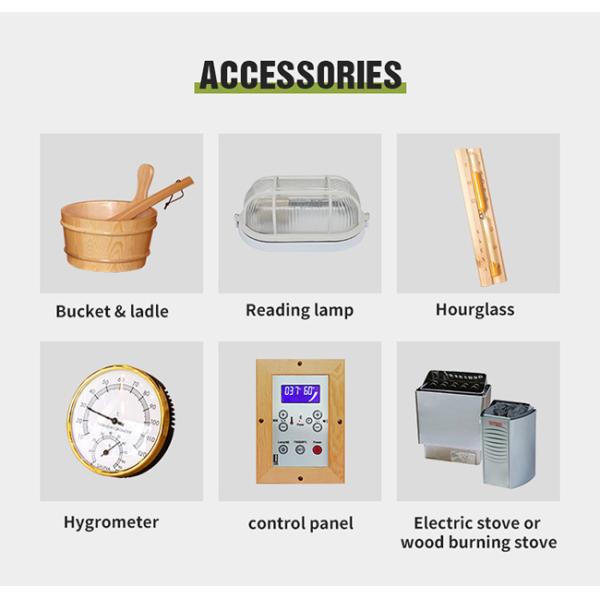 Outdoor Large Capacity Panoramic View Cedar Barrel Saunas With Electric Heater