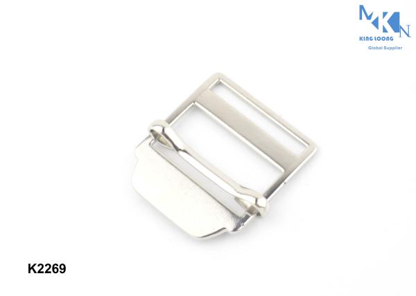Fashion Style Metal Belt Buckle 25mm Pin Buckle Nickle Color Plating For Fabric Belt