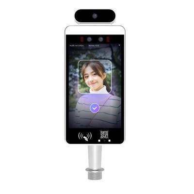8 Temperature Measurement Face Recognition Terminal Biometric Access Control