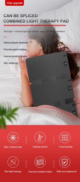 Improves Blood Circulation Relieves Joint Pain Light Therapy Machine Near Infrared Therapy Mat