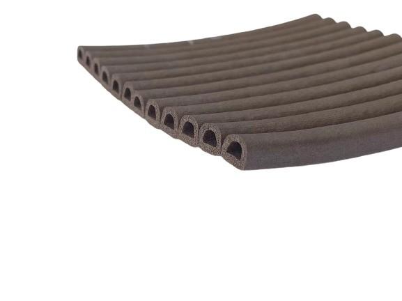 Self Adhesive Tape Foam Extruded Rubber Door Seals for Cars in Black Brown White