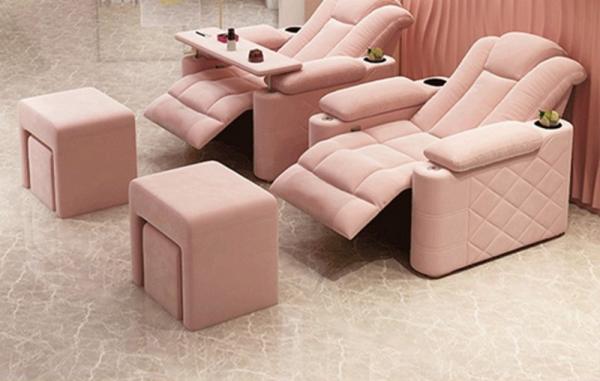 BN Nail Beauty Foot Shop Multifunctional Reclining Chair Recliner Sofa Combination Functional Furniture Recliner Chair