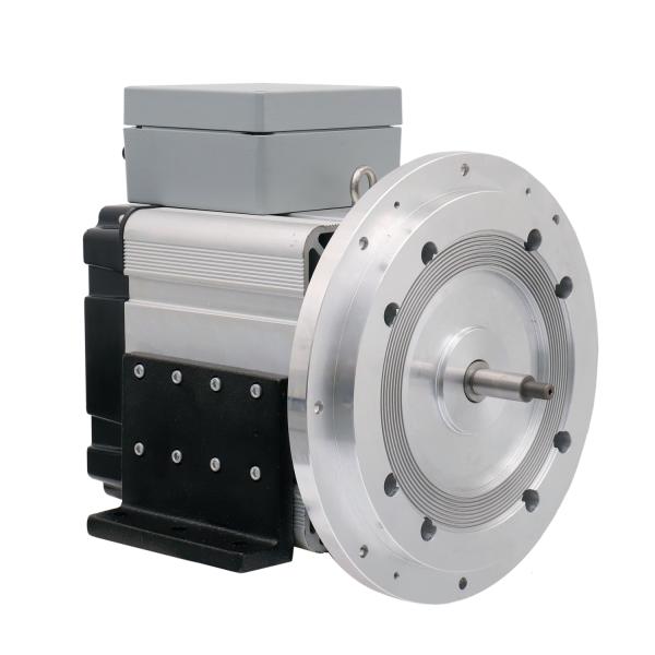 3phases 380VAC 37KW 18000RPM Air cooled high speed permanent magnet motor