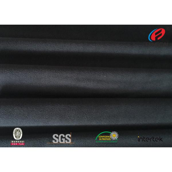 Tela casera del punto del telar jacquar de la materia textil 170g, material negro de la ropa de los deportes