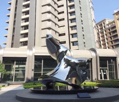 Resistência de corrosão de aço inoxidável moderna da escultura abstrata do grande metal boa