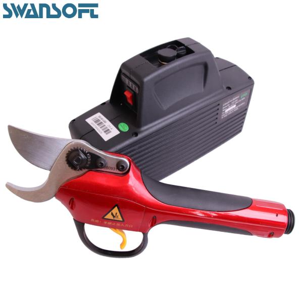 Swansoft 3.0CM Electric Bypass Pruner, Electric Pruning Shear, Electric Scissors for Vineyard and Orchard