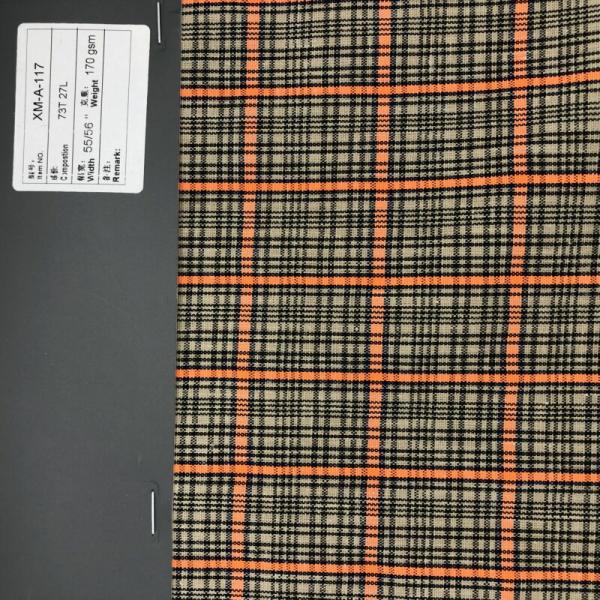 Wholesale Custom 170gsm Organic Eco-Friendly Striped Fabrics 73% Cotton 27% Linen for Girls' Dresses and Suits