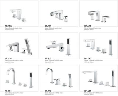 Modern Pretty Bathroom Accessories Deck Mounted Brass Bathroom Faucets