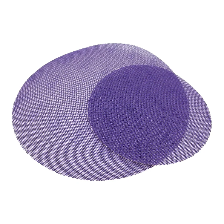Ceramic Mesh Abrasive Sanding Disc Sandpaper 225mm 150mm With Hook And Loop