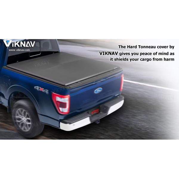 Viknav for Ford F150 24oz Heavy Duty Truck Bed Replacement Tonneau Cover LED DRL