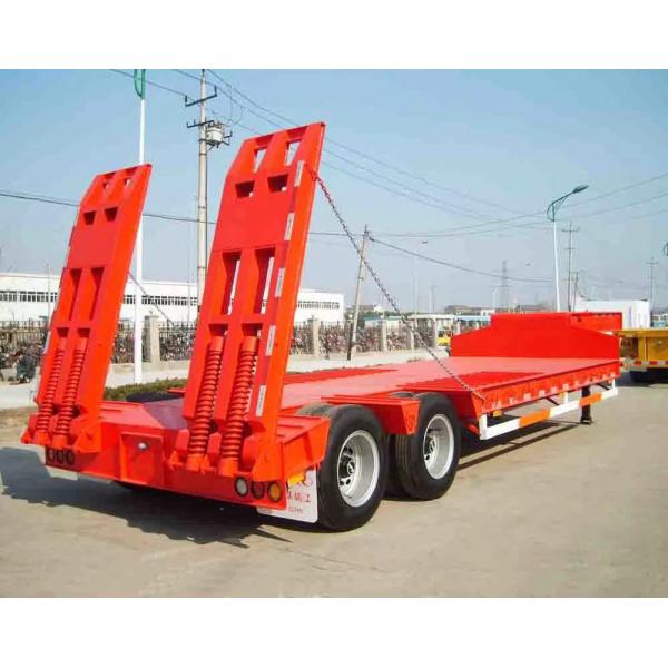 Jost E100 Tractor de aterrizaje y construcción de acero Semiremolque de cama baja de 15 t para máquinas pesadas