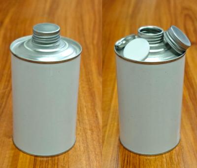 80mm Diameter Screw Top Tin Cans 500ml Customized For Sealants And Adhesives
