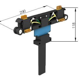 NANTE HFP56 Conductor Rail System , Self-extinguishing PVC