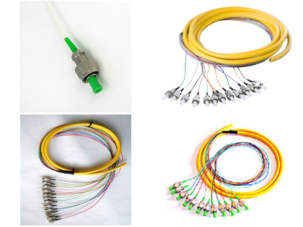 OM3 FC Optical Fiber Pigtail Cables 12 Core 24 Core for Communication Network