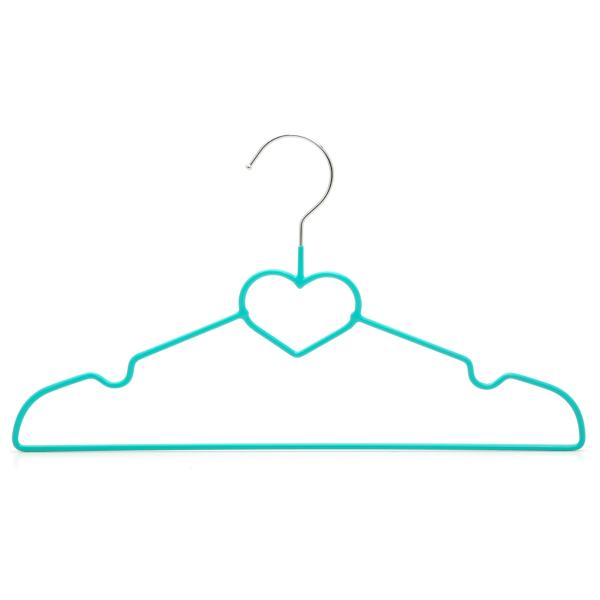 Lovely Heart-Shaped Signature Light Weight Ultra Slim Wire Hangers
