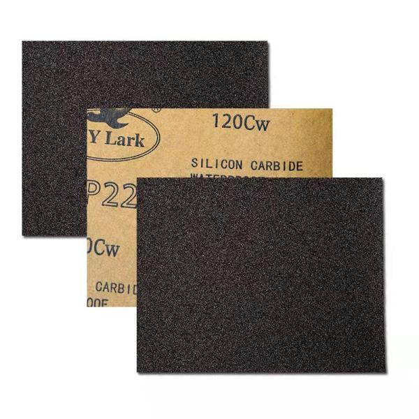 Industrial Grade Silicon Carbide Abrasive Sandpaper for Flat-Shaped Surfaces
