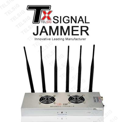 Proteção funcional sem fio de 6 NFC do jammer do sinal do canal tamanho pequeno da multi