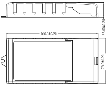 45W 500mA to 1100mA D4i dimmable led controller with 5-year warranty period