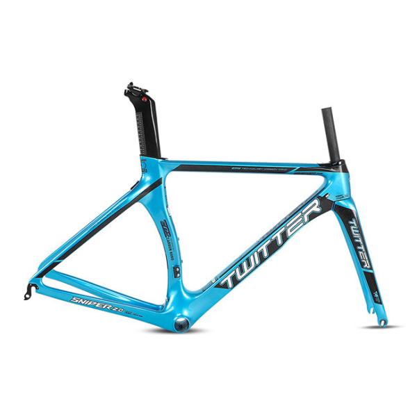 Quadro 46cm da bicicleta de Carbon Fiber Road do ATIRADOR FURTIVO de TWITTER com tamanhos diferentes