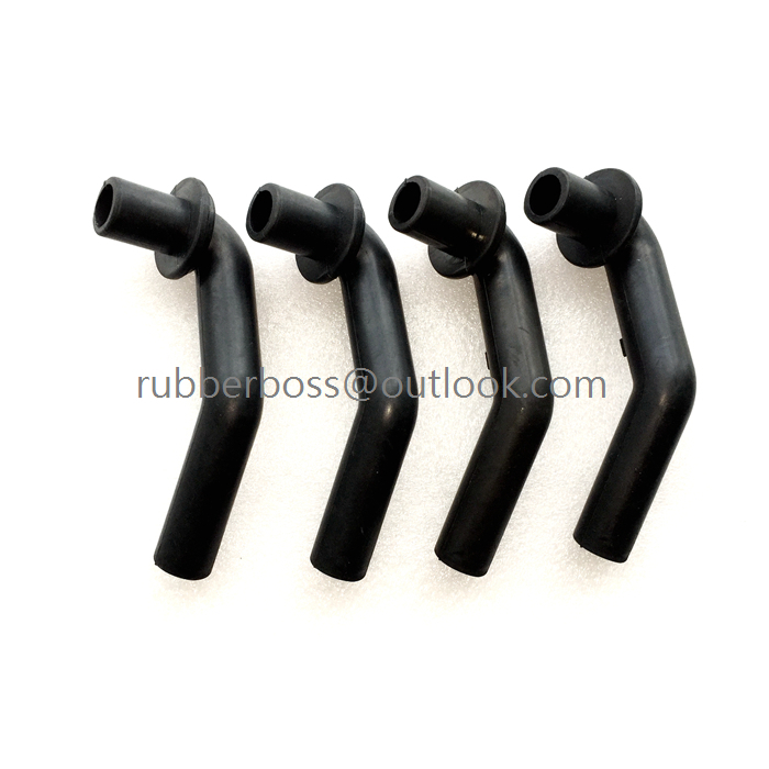 EPDM drain hose elbow air conditioner condensate drain connector AC drain pipe fitting mini split drain elbow AC drain hose adapter 90 degree drain elbow fitting rubber drain joint with hose clamp