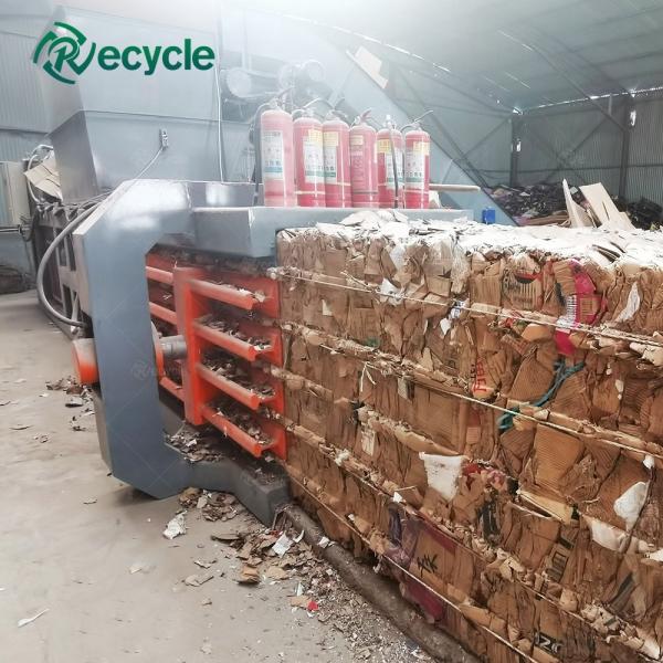 400-500kg/M3 Hydraulic Scrap Metal Baling Press Machine Automatic Grade