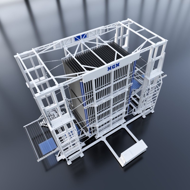 Horizontal Glass Sorting & Storage System
