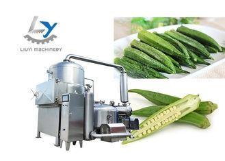 SS304 Ochro Chips / Potato Chips Frying Machine With Original Color Remained
