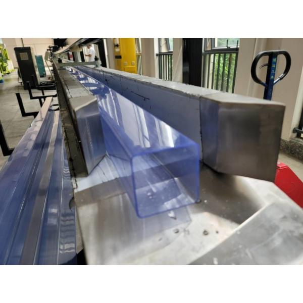 ПВХ квадратный НФТ гидропонный канал воды пластиковые трубы экструзионная машина PLC