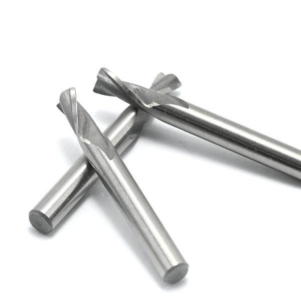 End mill with tooth on end D=6 l=13 L=57 HSS4241 Z=4 d of shank=6 GOST 32831-2014