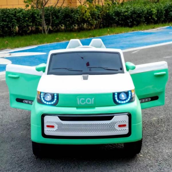 Batería de cuatro ruedas de plástico Bebé Niños Juguete eléctrico con mando a distancia 12V*390*2 Motor