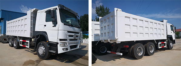 371HP-375HP Used Heavy Duty Trucks 12.00R20 Sinotruk Howo 6x4 Dump